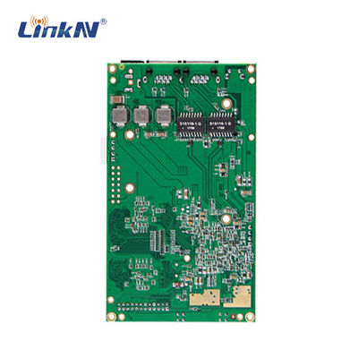 เศรษฐกิจตำรวจทหารยุทธวิธี IP MESH วิทยุโมดูล OEM 5GHz 1W MIMO AES การเข้ารหัสขนาดเล็กน้ำหนักเบา