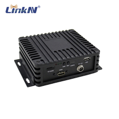 LKAV1211 เครื่องรับวิดีโอ COFDM ขนาดเล็ก FHD 1080p ความช้าต่ํา AES256 H.264