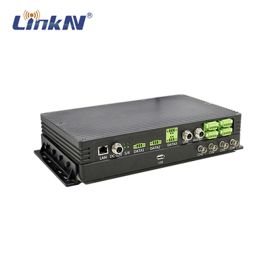 LKAV3605 เครื่องส่งข้อมูลวิดีโอ 1.5 กิโลเมตรสําหรับเครื่องบรรทุกเครื่องขุด UGV หุ่นยนต์ 4W AES การเข้ารหัส 10-30V