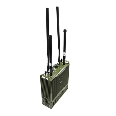 ยุทธวิธี IP66 40dBm MESH Radio รวมการเข้ารหัส AES สถานีฐาน 40dBm LTE พร้อมแบตเตอรี่