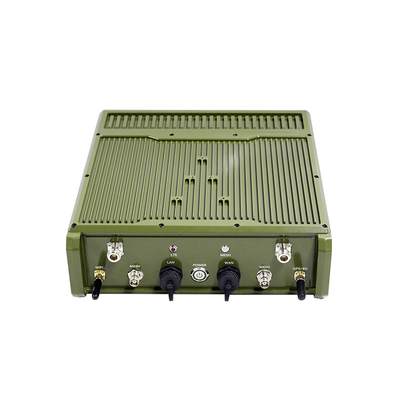 ยุทธวิธี IP66 40dBm MESH Radio รวมการเข้ารหัส AES สถานีฐาน 40dBm LTE พร้อมแบตเตอรี่