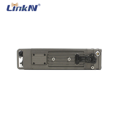 LKAV3901 IP67 50-70 กม. การสื่อสารถ่ายทอดวิดีโอทางกลยุทธ์ สายวิทยุ MESH ทหารพกพา