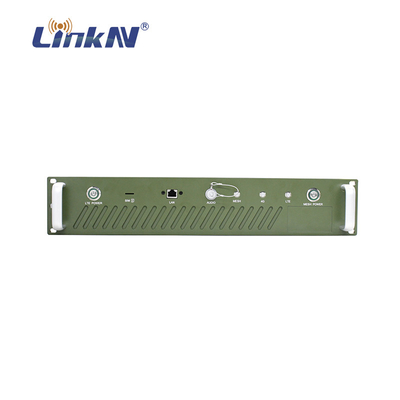 ยานพาหนะ 4G LTE Base Station 2U IP Mesh Radio 43dBm AES Encryption GPS / BD