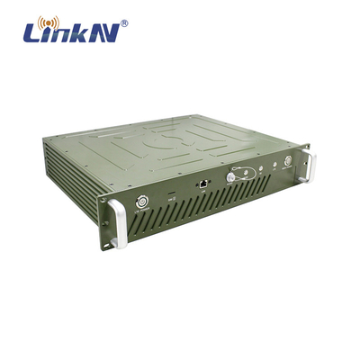 ยานพาหนะ 4G LTE Base Station 2U IP Mesh Radio 43dBm AES Encryption GPS / BD